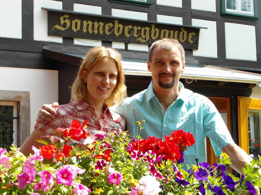 Wanderhotel Sonnebergbaude Waltersdorf  Exterior foto